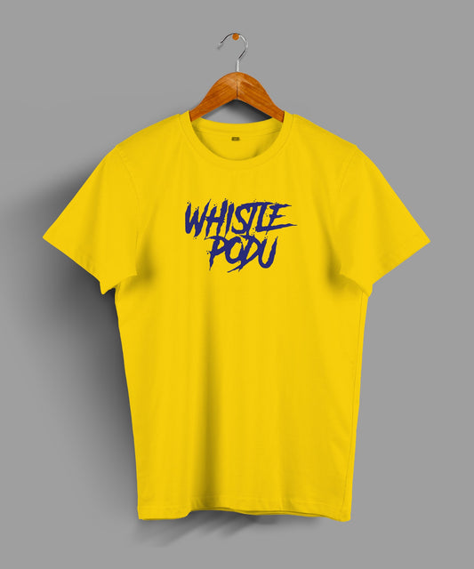 Whistle Podu CSK Printed T-Shirt